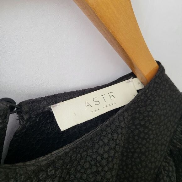 ASTR Women's Magdalene Ruched Front Long Puff Sleeve Blouse Top Size XS - Picture 5 of 10